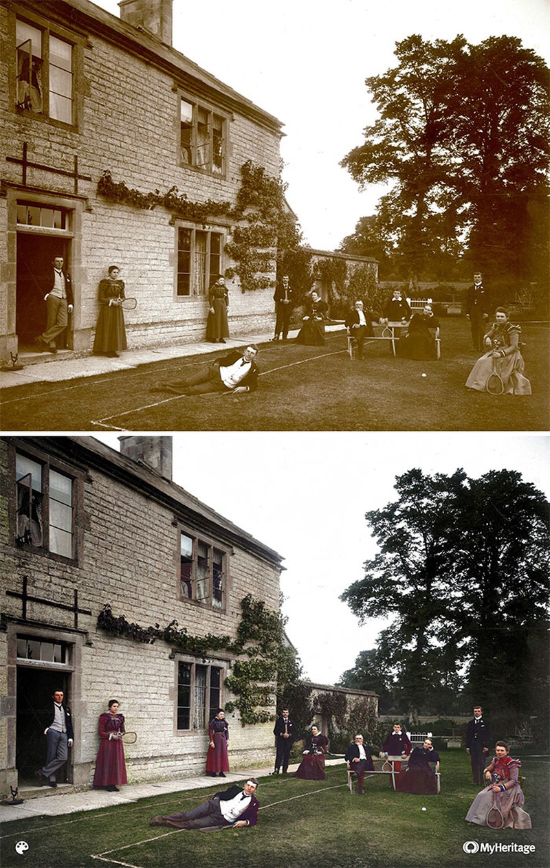 MyHeritage foto blur