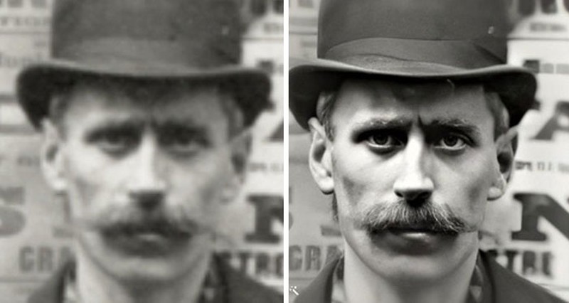 MyHeritage foto blur