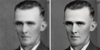 MyHeritage foto blur
