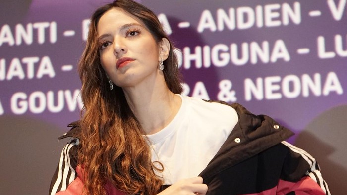 Nia Ramadhani saat ditemui di kawasan Epicentrum.