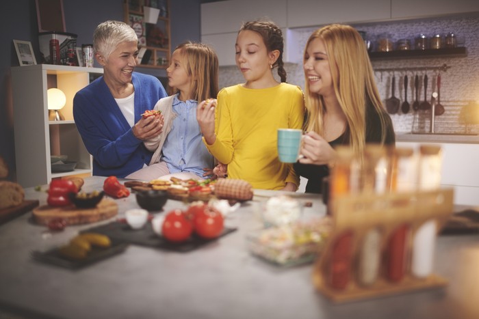 Sandwich Generation. Vector illustration