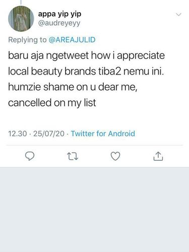 Brand kosmetik lokal Dear Me Beauty diancam diboikot.