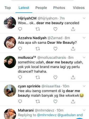 Brand kosmetik lokal Dear Me Beauty diancam diboikot.