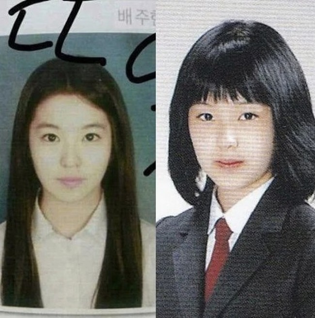 Kecantikan Irene personel Red Velvet sudah terlihat sejak ia remaja. Foto jadul di buku tahunan sekolah saat SMP dan SMA jadi bukti kuat. Foto: Koreaboo/istimewa