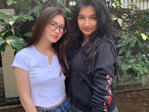 Pandemi Corona Tak Surutkan Anak Hans Si Doel dan Valerie Pola Untuk Berbagi