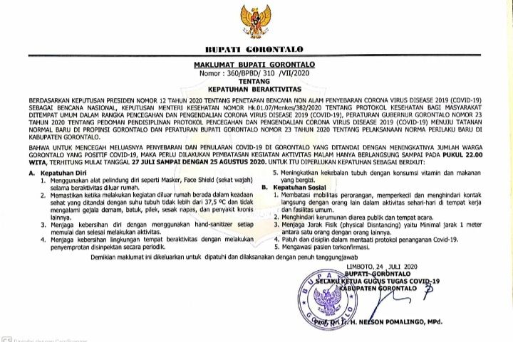 Kadis Kominfo Kabupaten Gorontalo, Haris Suparto Tome