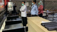 Blusukan Menkes Terawan Agus Putranto ini dalam rangka upaya percepatan kemandirian Alat Kesehatan (Alkes) produksi dalam negeri.