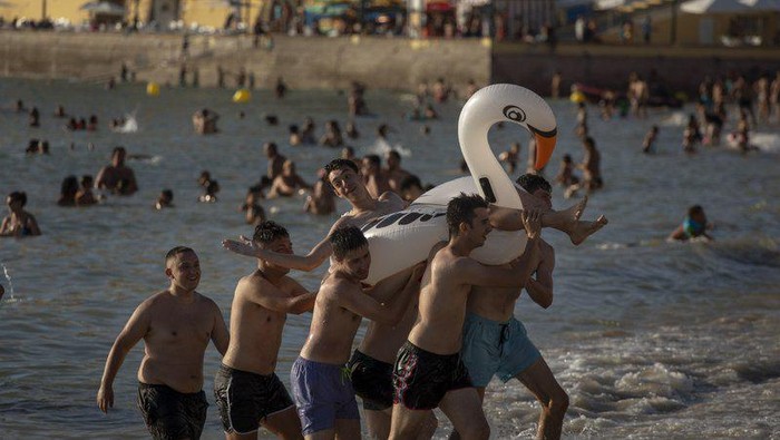 Pantai di Spanyol Selatan (AP Photo)