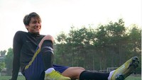 Rizky Billar yang juga hobi olahraga. Foto: Instagram