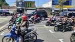 Sensasi Start Balapan MotoGP di Perempatan Lampu Merah Bantul