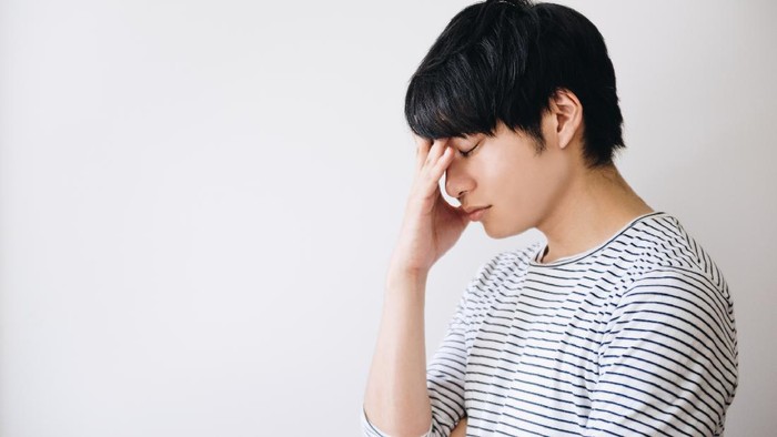 Depressed man image.
