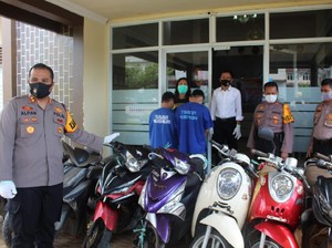2 Maling Motor di Palopo Sulsel Ditangkap, 11 Motor Diamankan