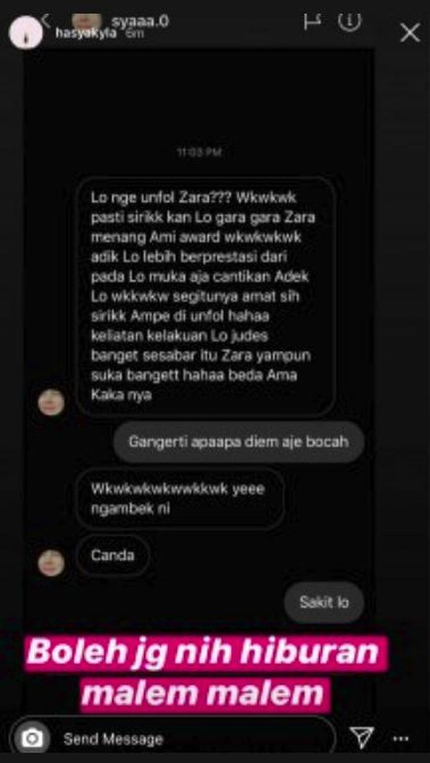 Hasyakyla Utami disebut iri dengan Adhisty Zara