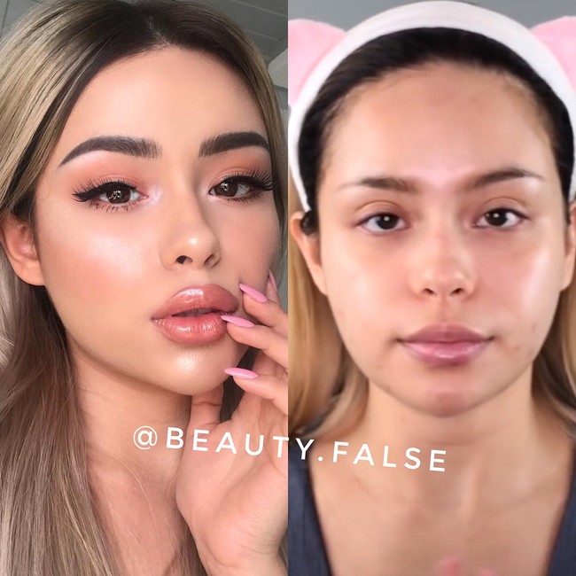 Wanita yang satu ini adalah seorang influencer kecantikan. Tidak heran mengapa dirinya sangat pandai bermakeup. Foto: Instagram @beauty.false