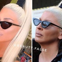 Pernahkah kamu mendengar kalimat bahwa jangan mudah percaya dengan sesuatu yang ada di internet? Beberapa foto-foto ini membuktikan bahwa tidak semua foto-foto yang kita lihat di media sosial dan internet selalu sama dengan aslinya. Foto: Instagram @beauty.false