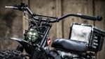 Gahar! Modifikasi Honda CT125 Pakai Knalpot ala Senjata Militer
