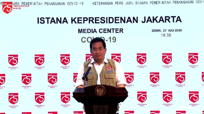 Jubir Satgas Penanganan COVID-19 Prof Wiku Adisasmito (YouTube Setpres)