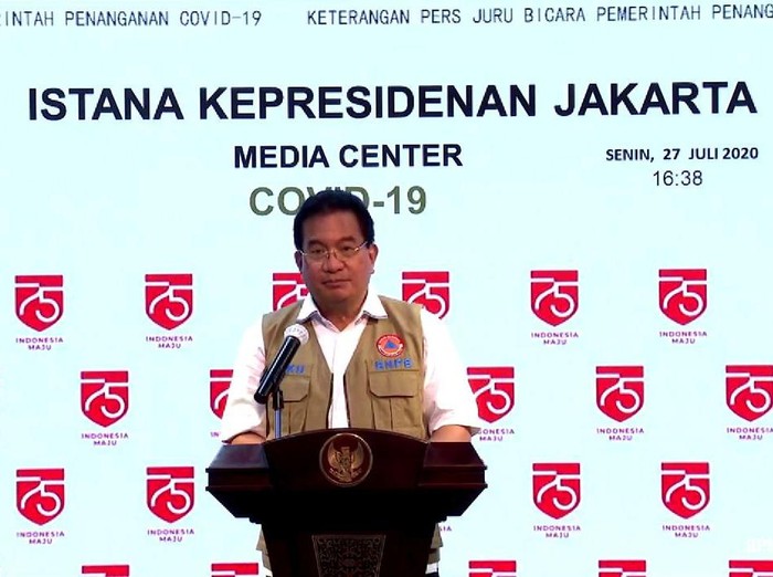 Jubir Satgas Penanganan COVID-19 Prof Wiku Adisasmito (YouTube Setpres)