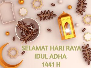 Kartu Ucapan Idul Adha 2020/1441 H dengan Desain Unik