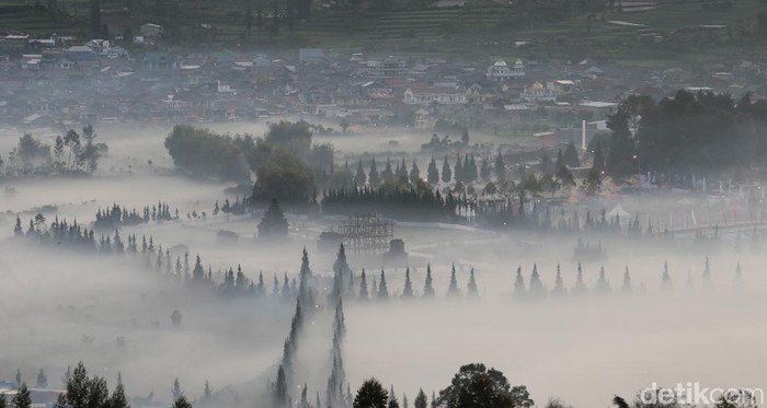Kompleks Candi Arjuna Dieng, Banjarnegara pada tahun 2019.