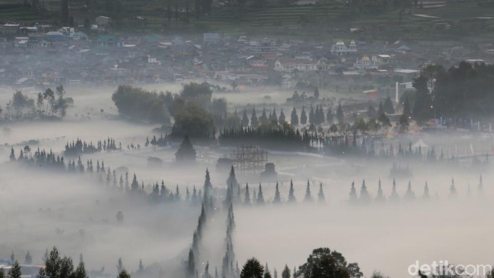 Kompleks Candi Arjuna Dieng, Banjarnegara pada tahun 2019.
