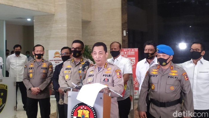 Konferensi Pers Kabareskrim Komjen Listyo Sigit Prabowo