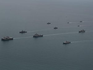 Unjuk Kekuatan, TNI AL Gelar Latihan Perang di Perairan Natuna