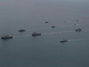 Unjuk Kekuatan, TNI AL Gelar Latihan Perang di Perairan Natuna