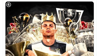 Mahkota pun disematkan padanya. Foto: Twitter