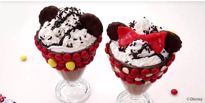 Milkshake Mickey dan Minnie