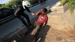 Ass Roda Patah, Mobil Boks Terguling di Kalimalang
