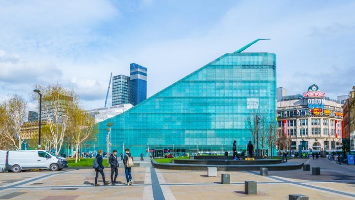 National Football Museum Manchester National football museum di Manchester, Inggris
