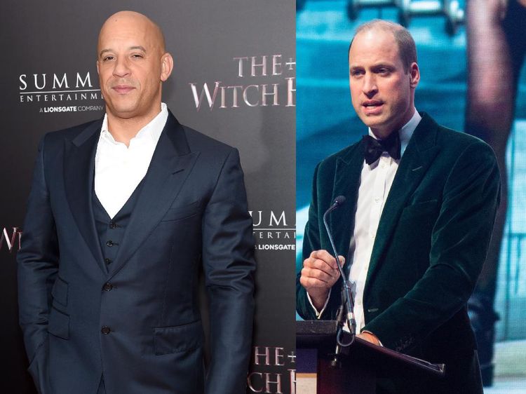 Vin Diesel hingga Pangeran William, Deretan Seleb Berkepala Plontos