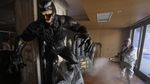 Venom hingga Ultraman Disemprot Disinfektan Lho
