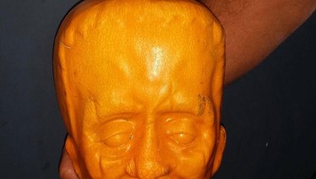 Ketika labu tumbuh dalam cetakan plastik. Foto: Bored Panda