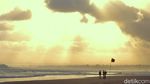 Indahnya Langit Pantai Pangandaran Memasuki Musim Kemarau
