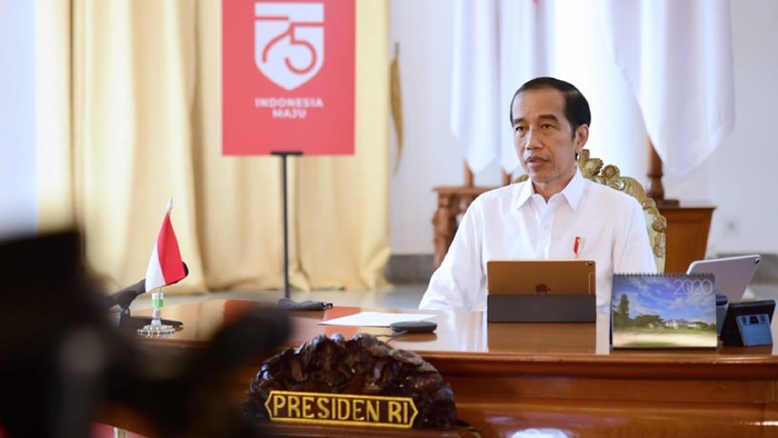 Presiden Joko Widodo saat memberi pengarahan di Istana, Jakarta, Selasa (28/7) / Foto: Muchlis - Biro Setpres