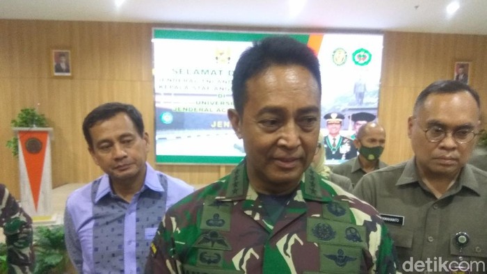 KSAD Jenderal TNI Andika Perkasa saat di Unjani Cimahi
