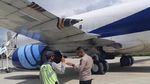 Sayap Trigana Air Rusak usai Mendarat Miring di Bandara Wamena