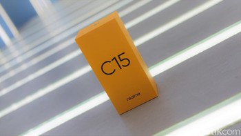 Realme C15 memulai debut perdananya secara global di Indonesia. Foto: Adi Fida Rahman/detikINET