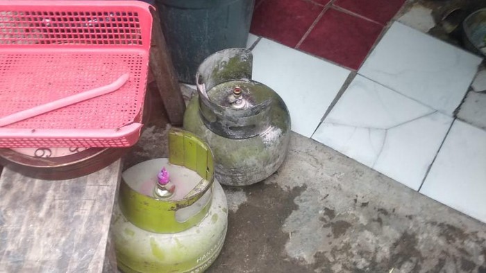 Tabung gas yang bocor