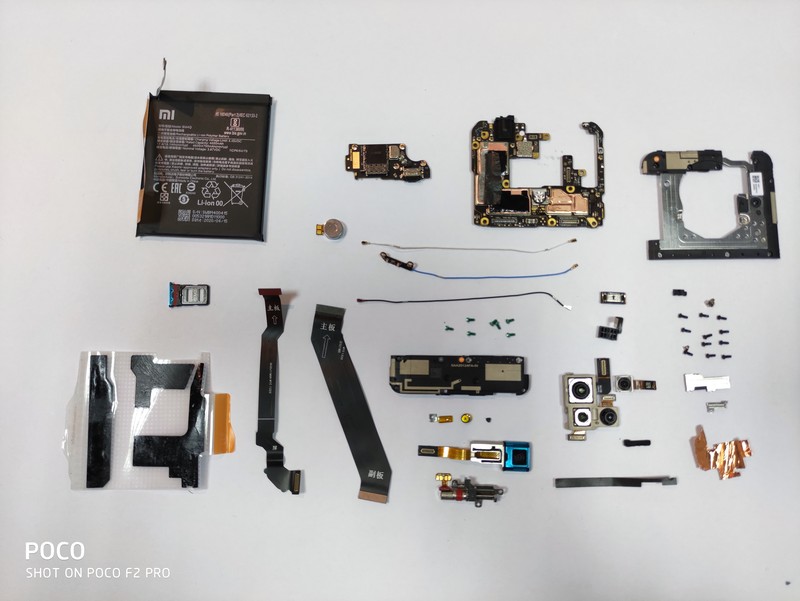 Fotoinet Teardown Poco F2 Pro