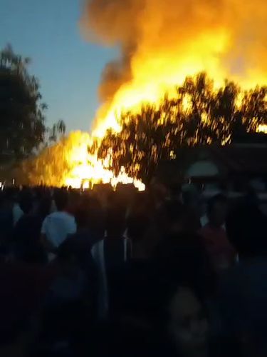 Kebakaran di Barru, Sulsel, akibatkan ibu dan anak tewas (dok istimewa)