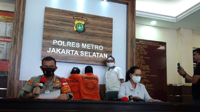 Konpers Penetapan Tersangka Kasus Penculikan Bocah di Jaksel
