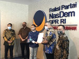 NasDem Serahkan Dukungan ke Saraswati Ponakan Prabowo di Pilkada Tangsel