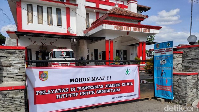 puskesmas jember kidul ditutup