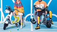 Skuter listrik Ninebot C30 mengincar para kaula muda. Terlihat dari penggunaan warna yang ngejreng dan cerah. Foto: Pool (Autoevolution)
