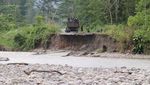 Jalan Trans Papua Ruas Mimika-Nabire Putus Akibat Banjir
