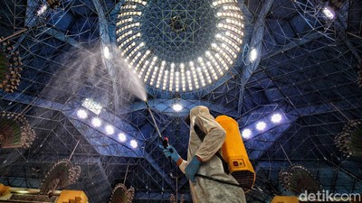 Begini Persiapan Salat Id di Jakarta Islamic Centre