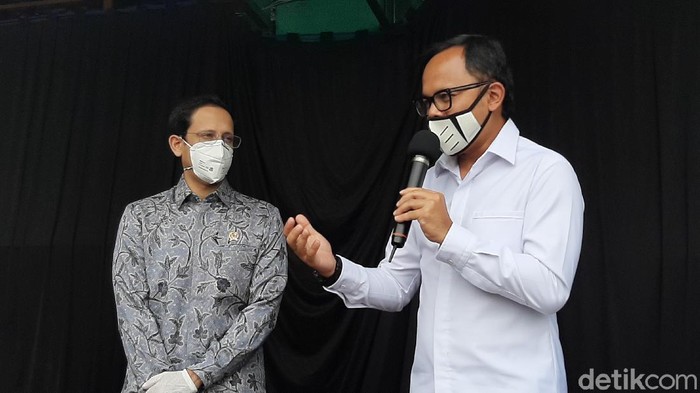 Bima Arya dan Nadiem Makarim